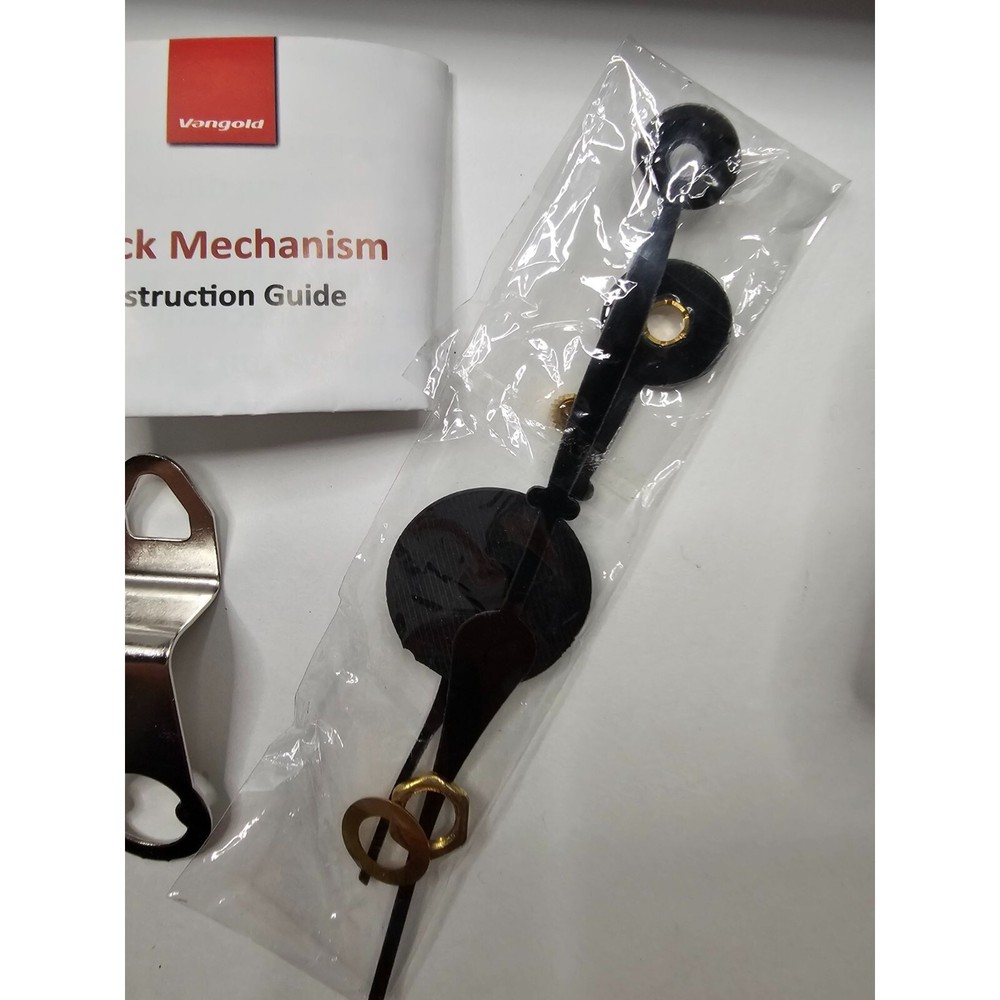 Vangold Clock Mechanism Kit With Hands & Mounting Hardware Complete