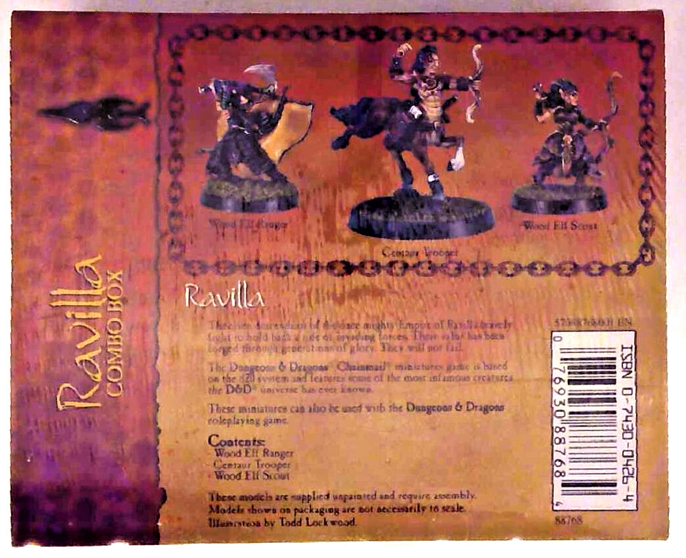 WOC 88768 D&D: Ravilla Combo (Chainmail) Miniatures Box set