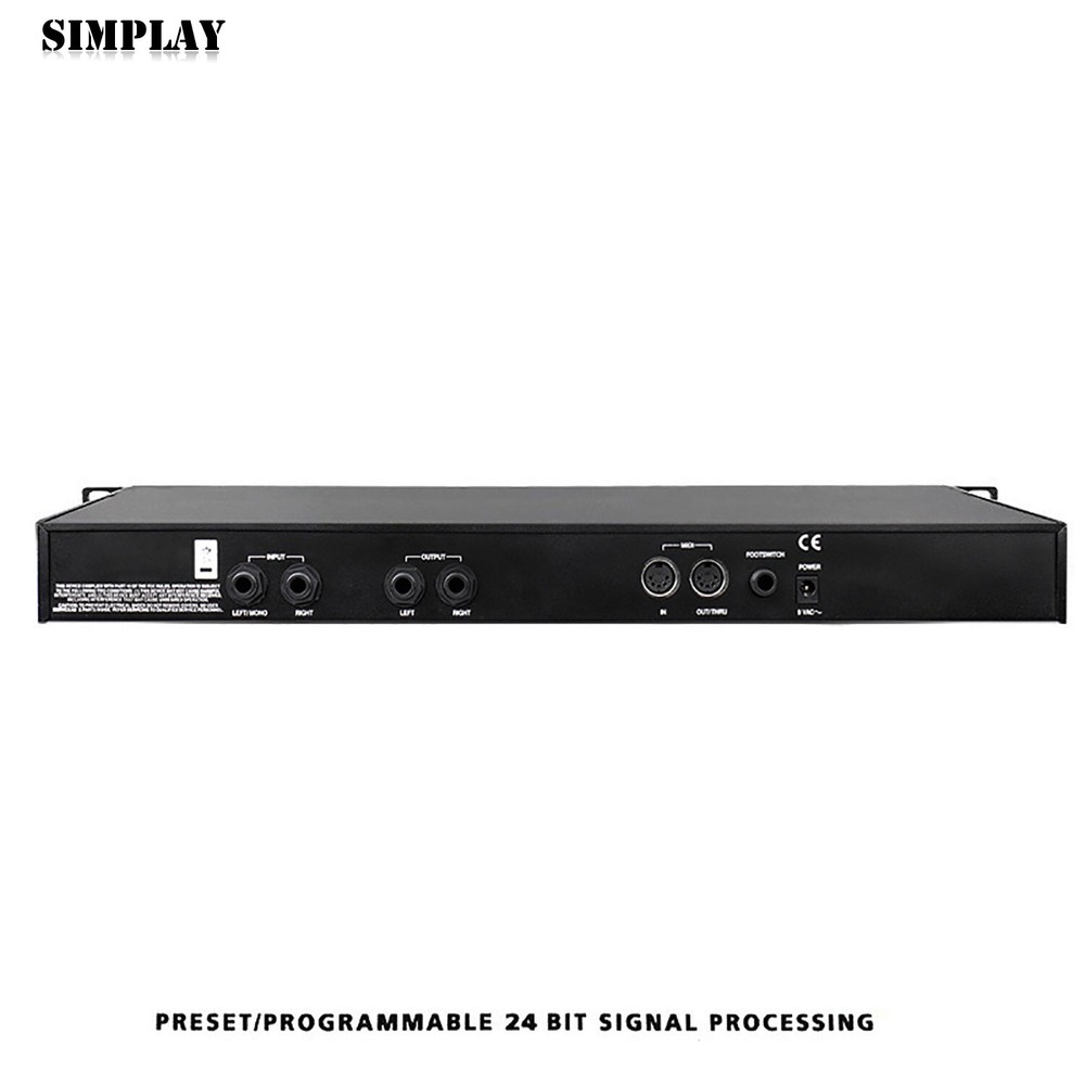 GAX-4II 110-220V 24Bit Reverb DSP Processor Digital Equalizer with 200 Programs