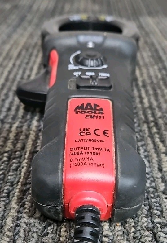 Mac Tools EM111 AC/DC Large Range Current Amp Probe