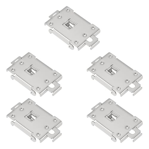 5pcs 35mm DIN Rail Mounting Clip for Single Phase Solid State Relay
