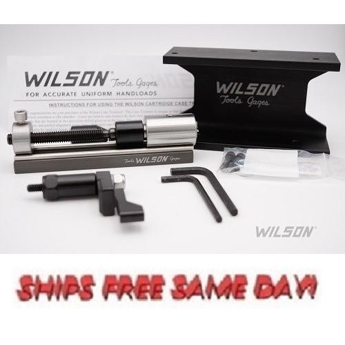 L.E. Wilson Regular Stop Stainless Case Trimmer Kit NEW! # CTS-RKITU