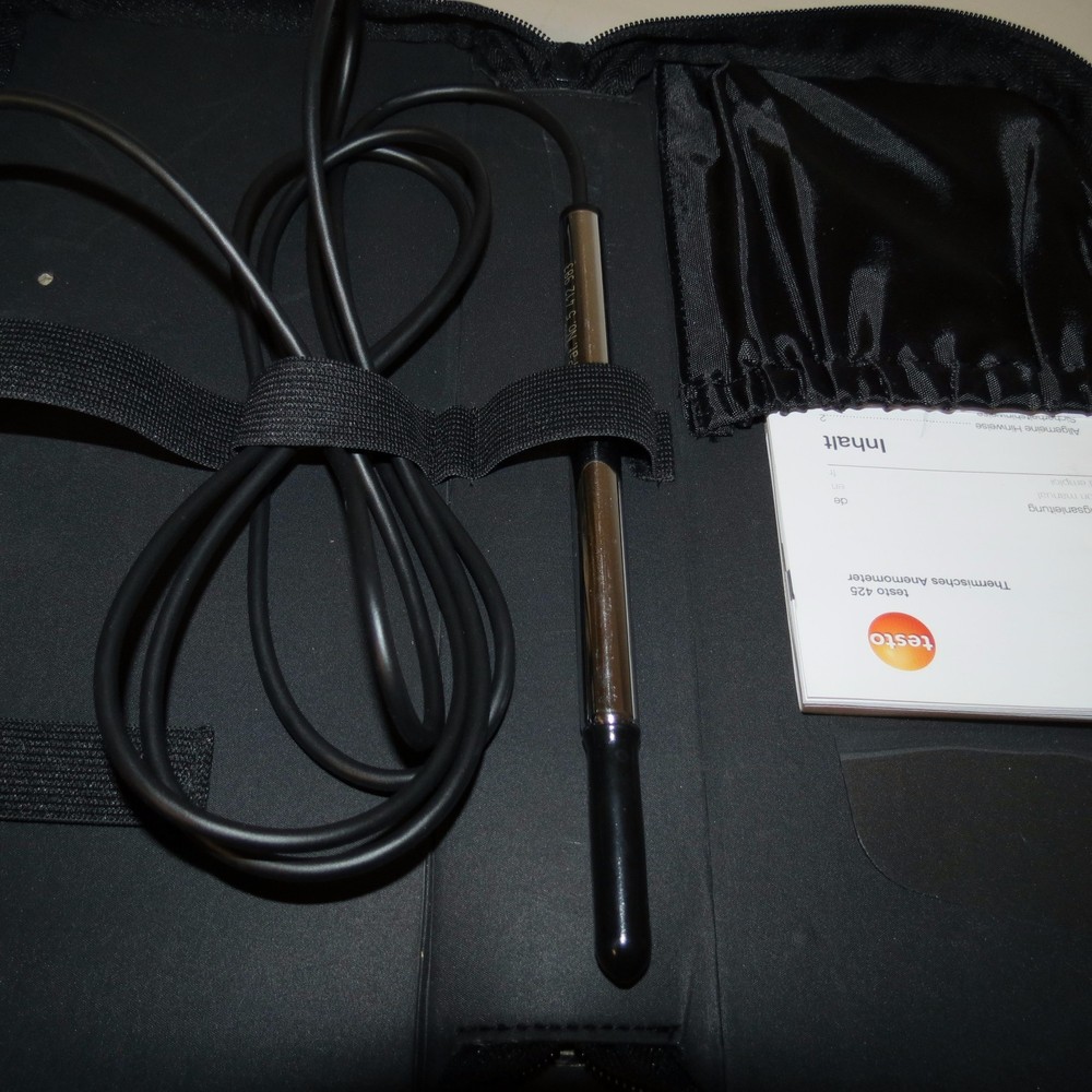 TESTO 425 COMPACT THERMAL ANEMOMETER W/ CASE FROM USA
