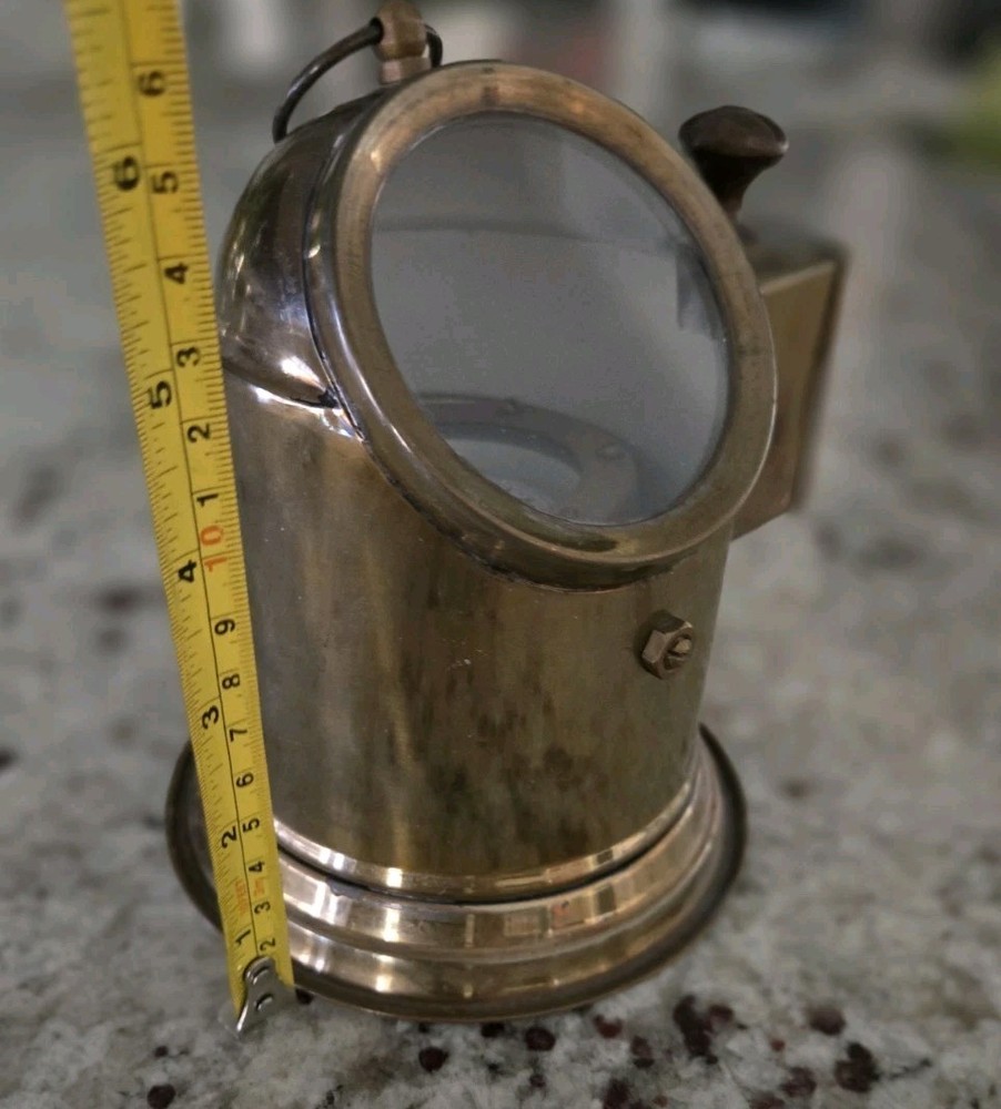 Ship's Compass Desk Replica Brass