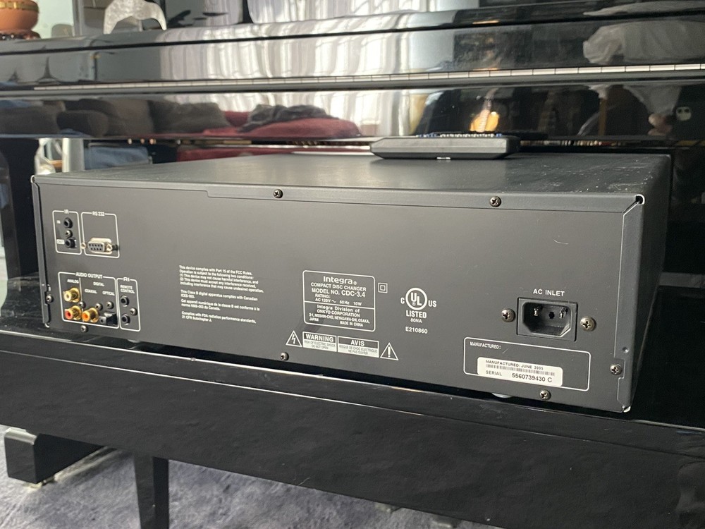 Integra CDC-3.4 6-Disc Carousel CD Player Perfect Working Condition With Remote