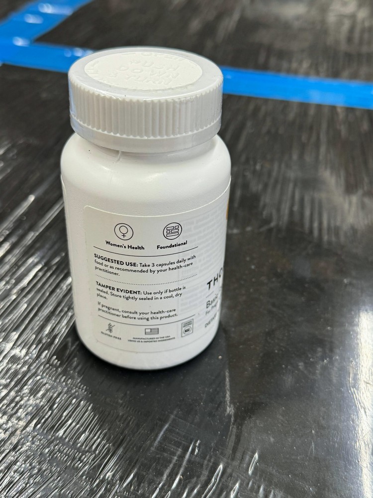 Thorne Basic Prenatal 90 Capsules • NEW • Exp 07/27 • Methylated Folate & Cholin