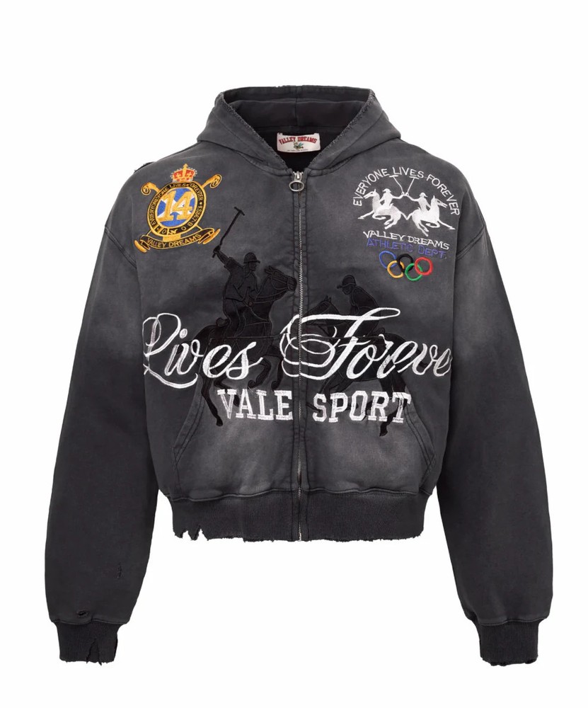 Vale Forever Black Rock Zip Up