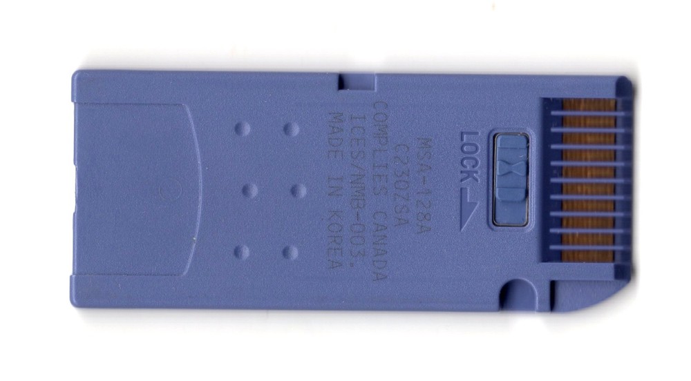 Sony Memory Stick 128MB MSA-128A Genuine Camera Memory Card