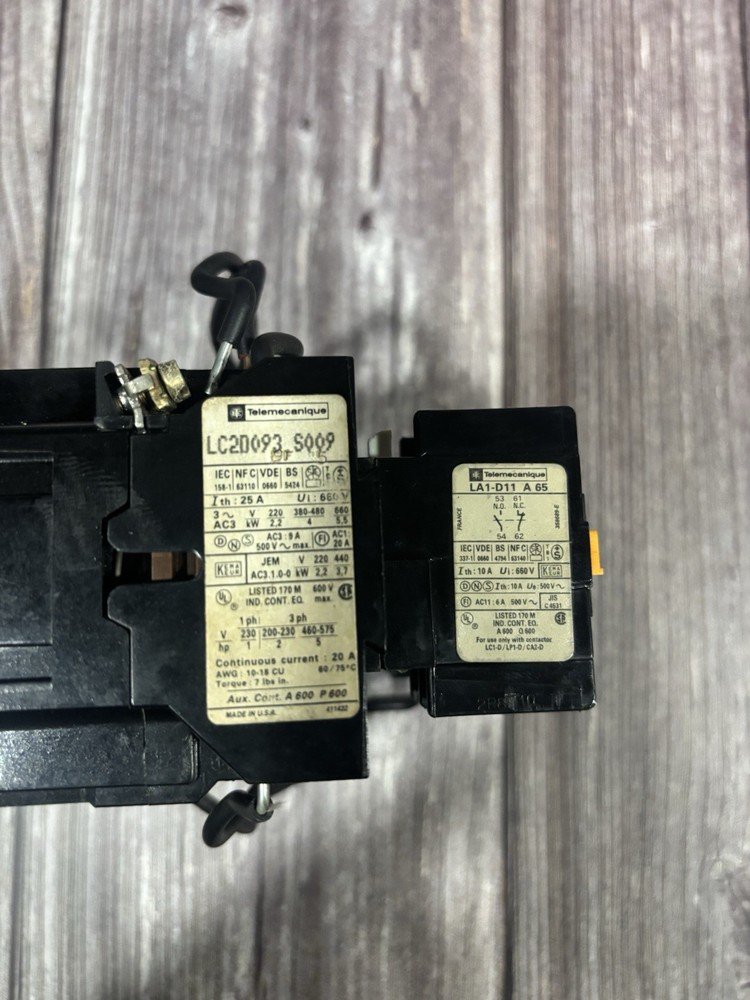 TELEMECANIQUE CONTACTOR LC2D093