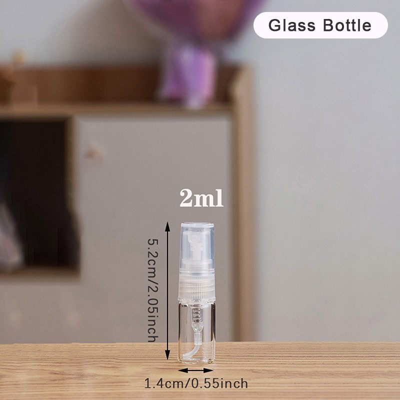Travel Portable Mini Refillable Perfume Atomizer Empty Glass Spray Bottle