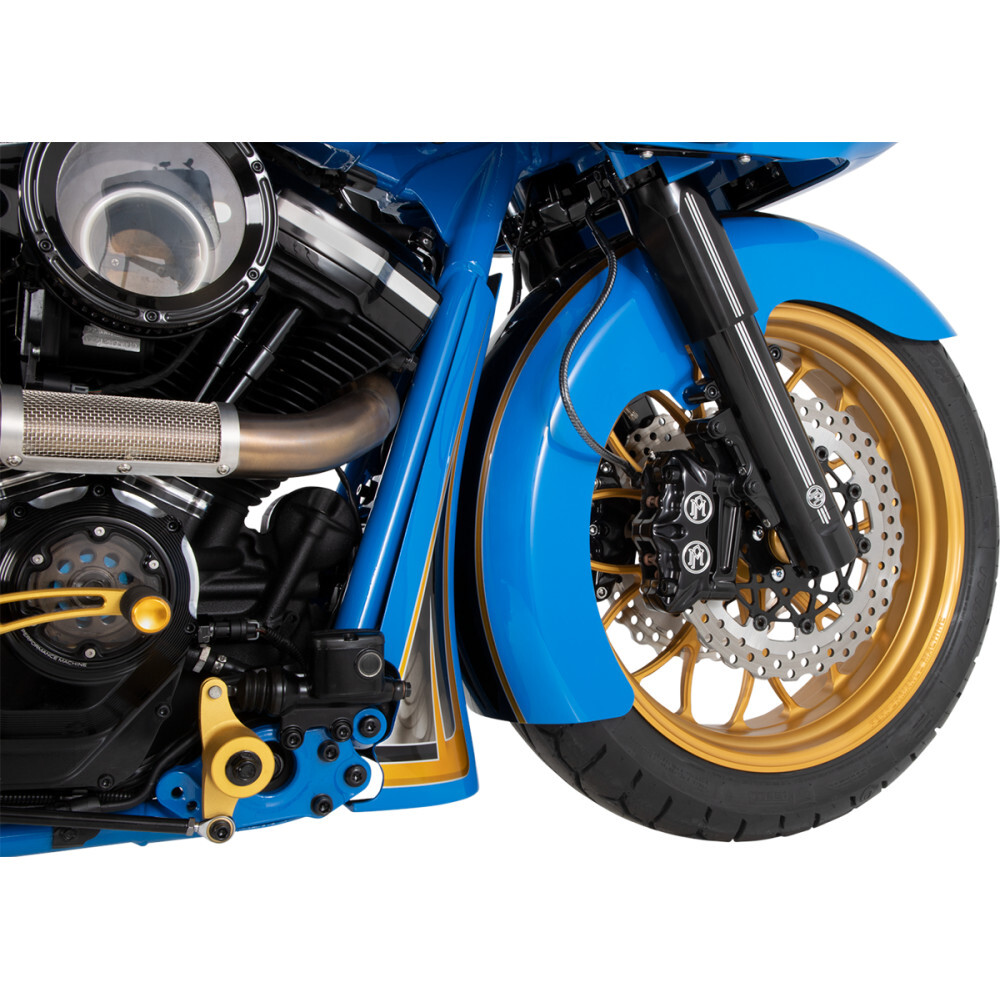 Performance Machine Fork Slider Covers - Tech - Contrast Cut | 0208-2045-BM