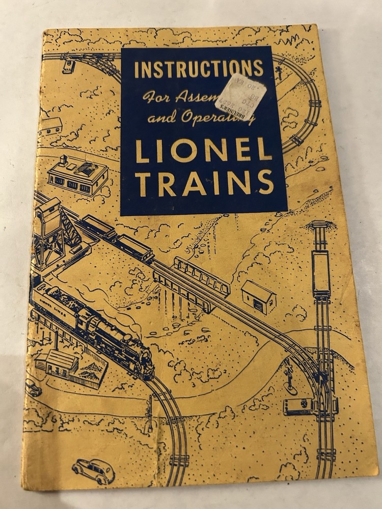 Instructions For Assembling and Operating Lionel Trains - 1948