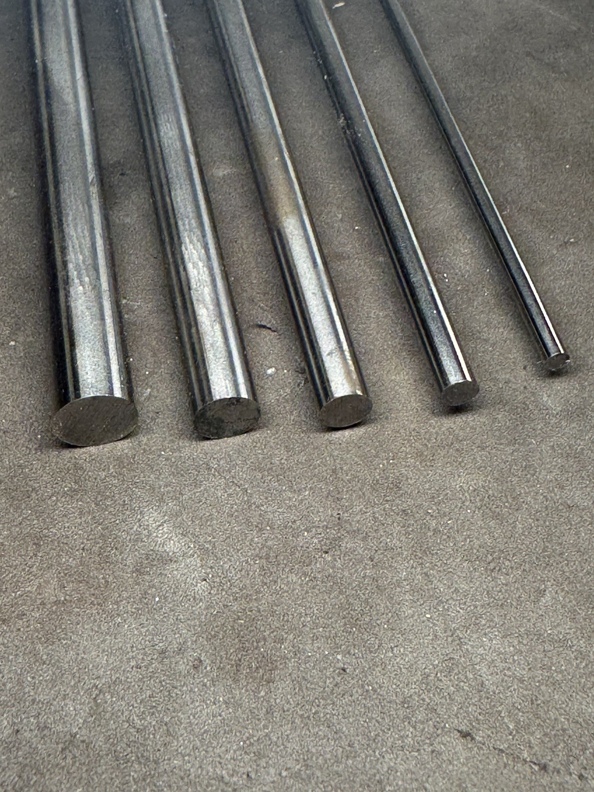 Vintage Lufkin 172 S Complete Original Punch Set Pouch 5 pcs Set Machinist