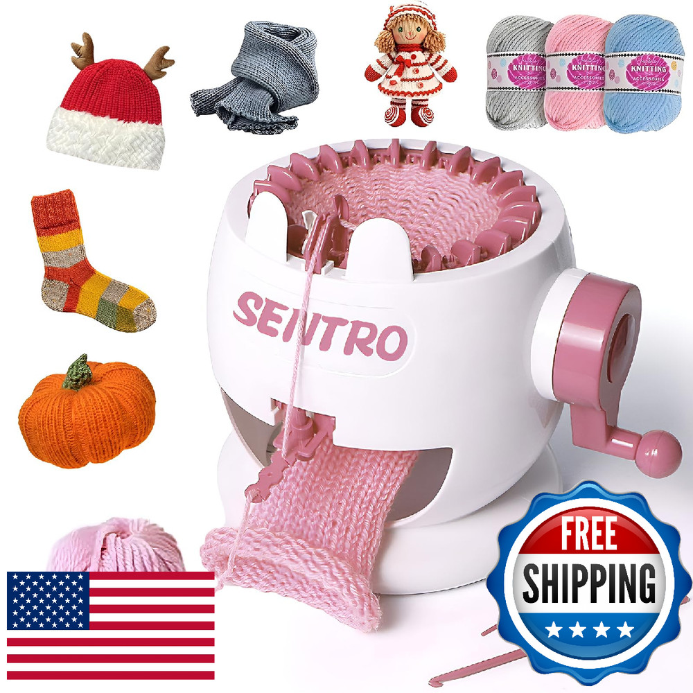 MericTop SENTRO 22 Needle Knitting Machine Smart Circular Craft Kit