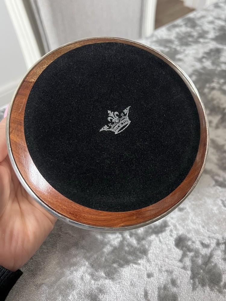 Decorative Silver Coloured Bottle Champagne Coaster Holder
