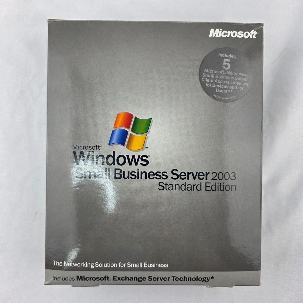 Microsoft Windows Small Business Server 2003 Standard Edition w/ Product Keys