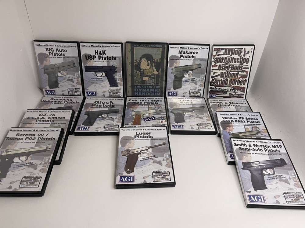 Advanced Pistol Training & Armoring Bundle (18 DVDs, 15 Courses)