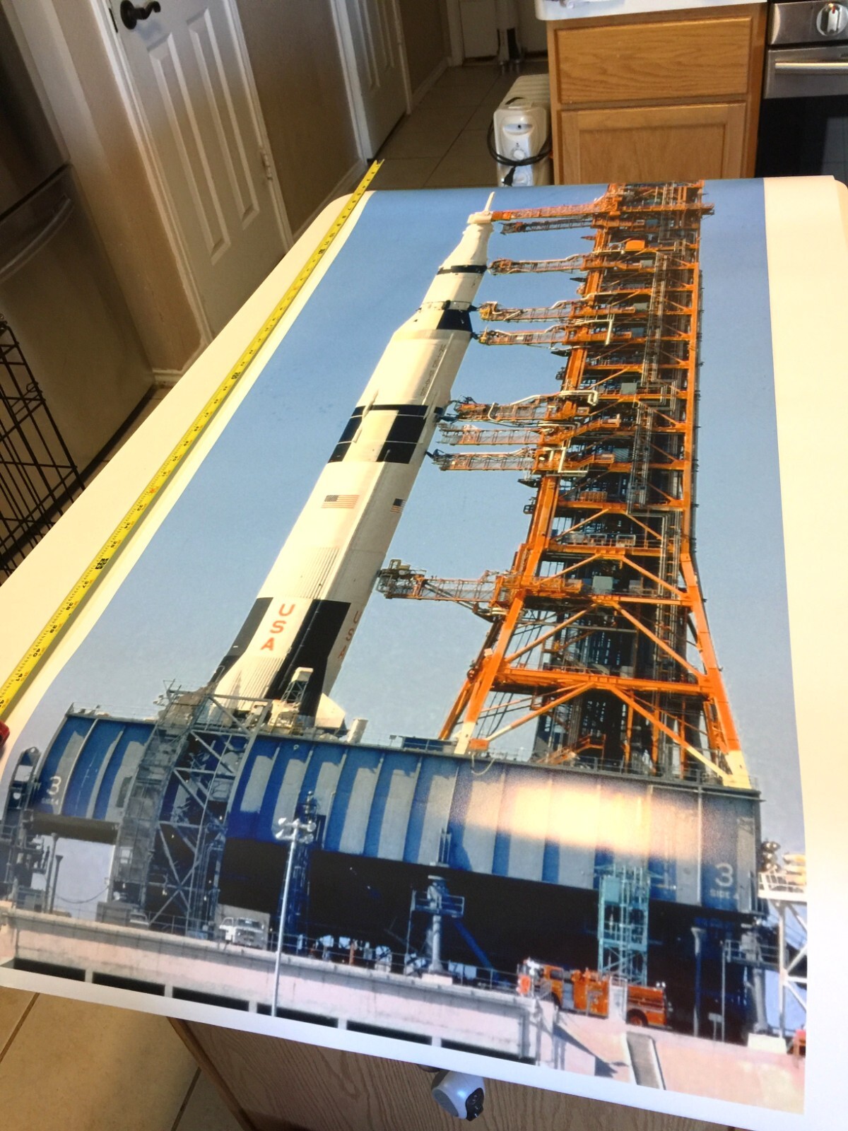 APOLLO 11 17 Star saturn v Cockpit Trek Computer model space prop NEW