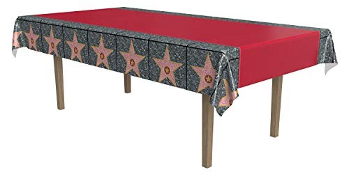 Red Carpet Star Tablecover Red Carpet "Star" Tablecover - 1 Pack