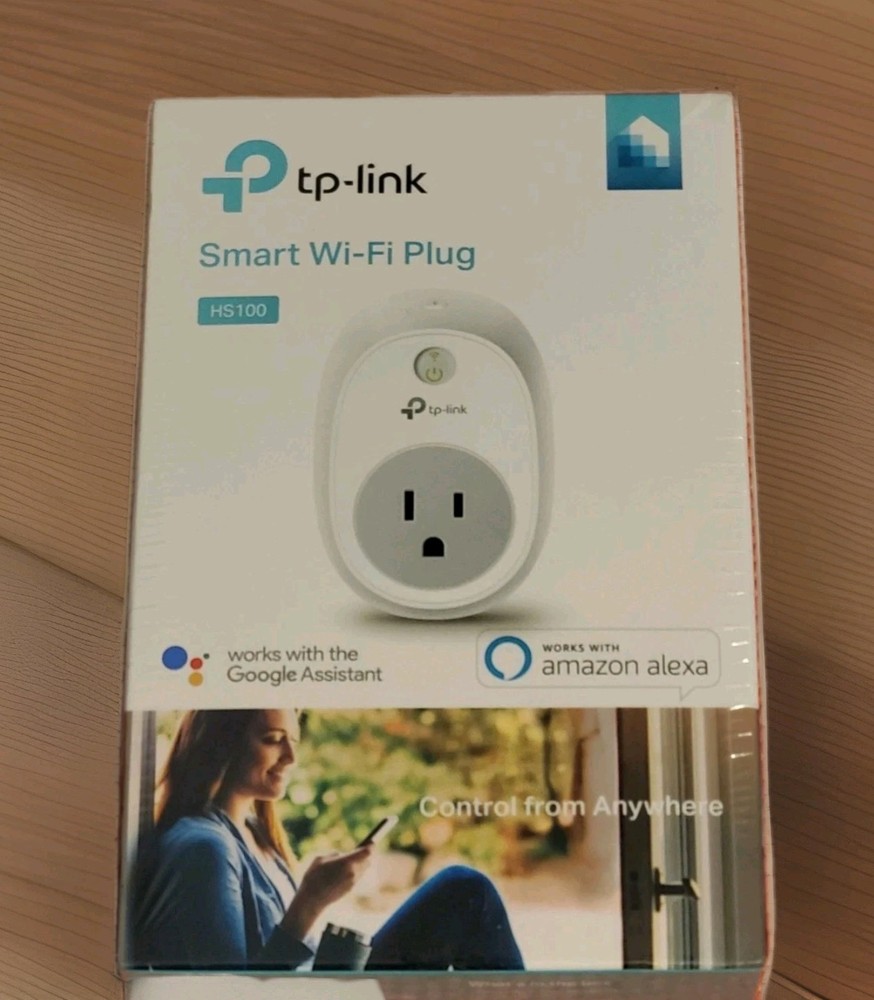 TP-Link ~ Smart Wi-Fi Plug ~ W/Google Assistant & Amazon Alexa ~ HS100