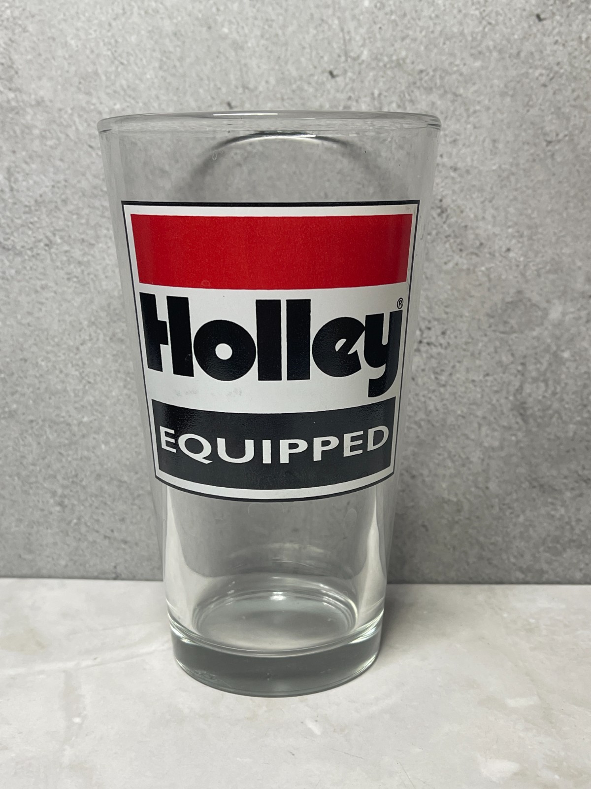 Holley Equipped Pint Glass - Vintage Drinkware