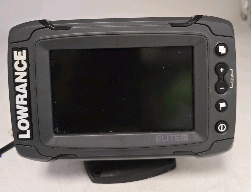 Lowrance Elite-5TI Chartplotter Fishfinder Head Unit w/ Cover DEPTH DOESNT WORK