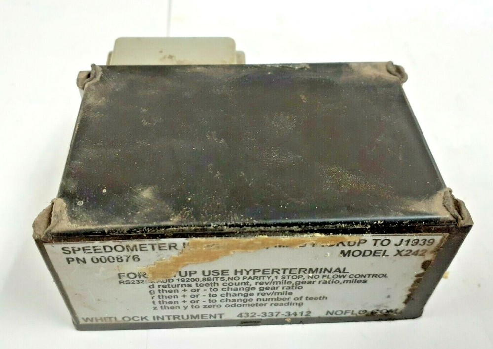 WHITLOCK SPEEDOMETER INTERFACE TRANSMISSION J1939 , 000893 , MODEL - X242-01