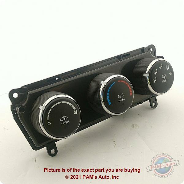 Used A/C Selector Switch fits: 2014 Jeep Compass w/AC w/o automatic temperature