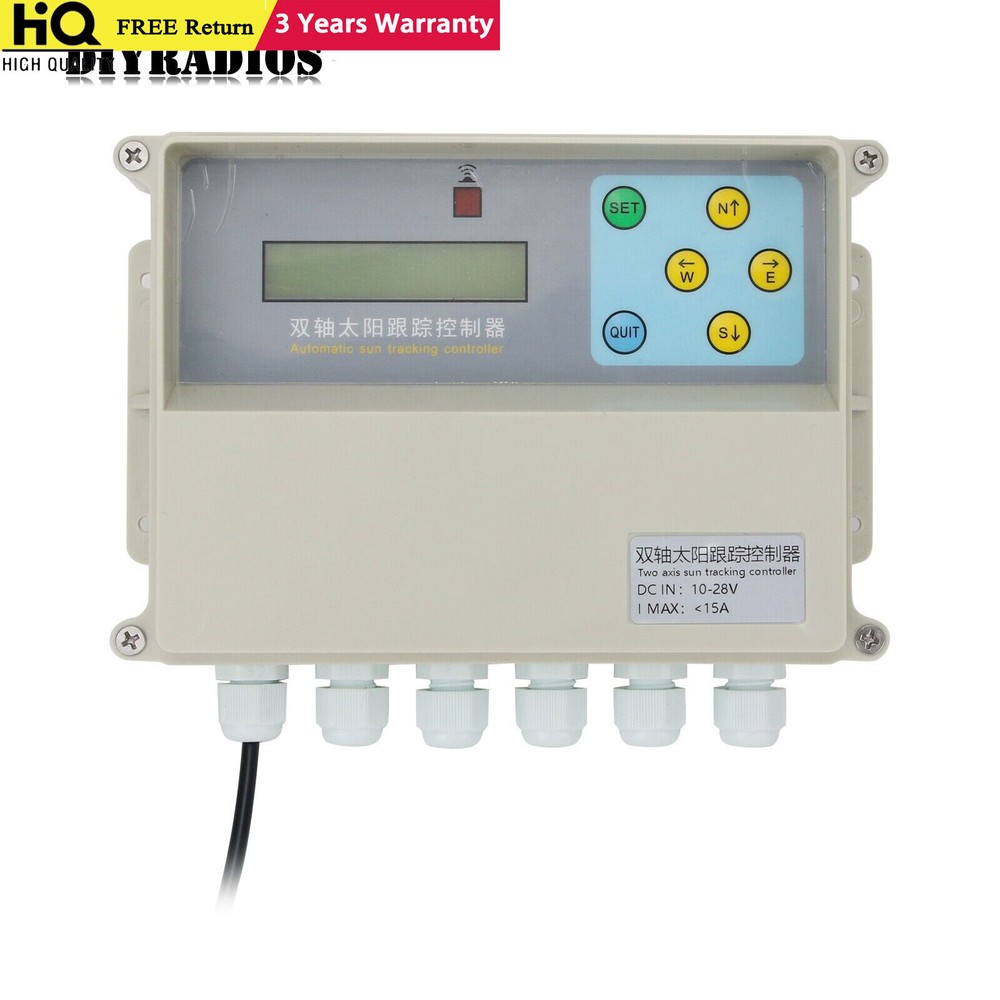 Dual Axis Solar Tracker Controller with Remote Control + DC Dual Axis Gimbal