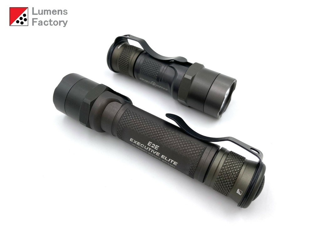 E Series Deep Pocket Carry Tailcap with Clip. E1 E2 E2D E2T-MV E1B E2L-AA L4 V1