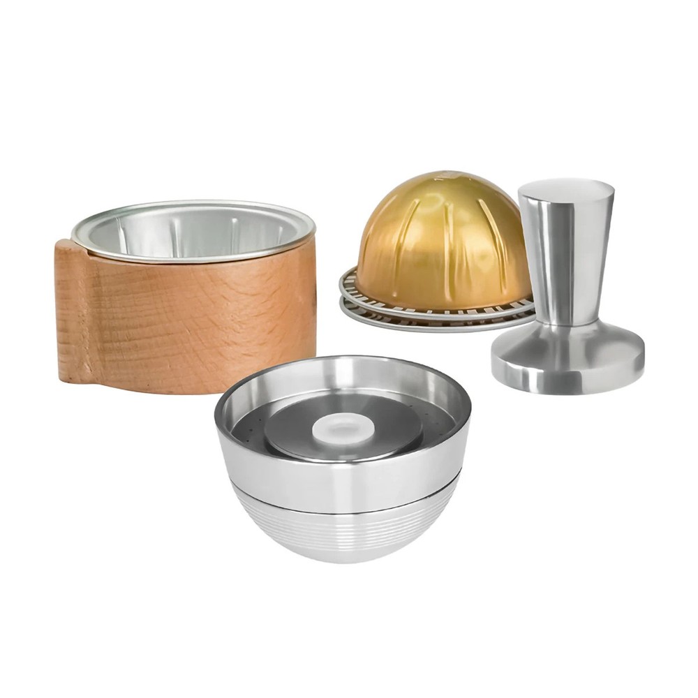 Stainless capsule shell,Coffee Pod,Compatible With VERTUOLINE Coffee Machine