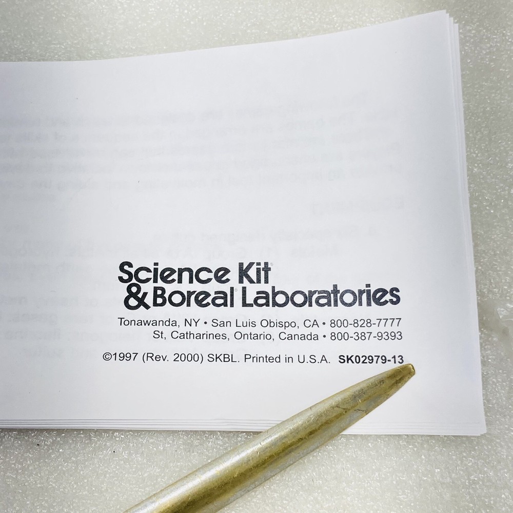 NEW‼ Chem Cubes Games Elements Science Kit & Boreal Laboratories 1998 USA DAMAGE