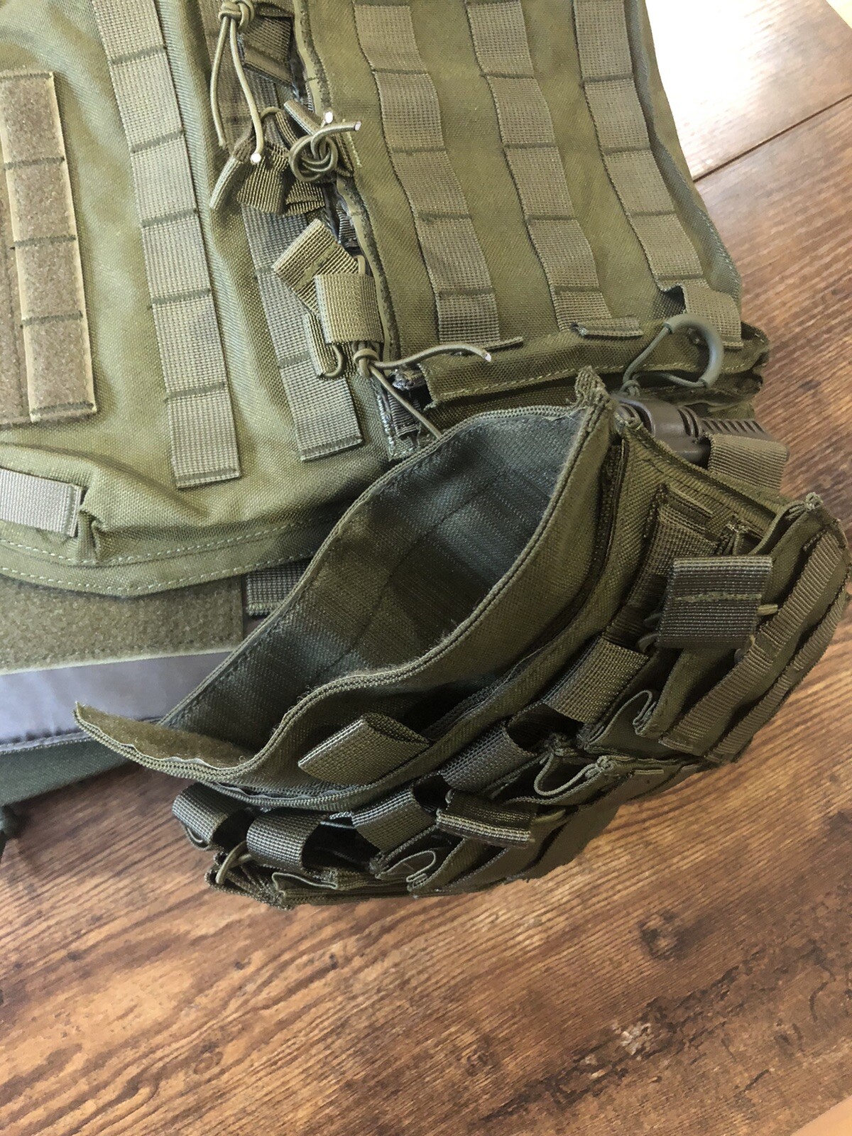 Tactical Vest Plate carrier Fits 11x14 And 10x12 Armor Plates