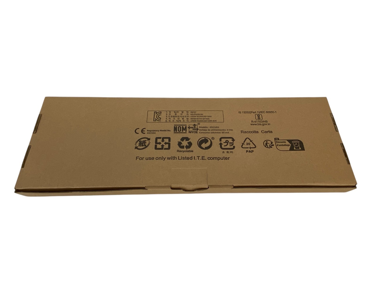 Dell USB Wired Keyboard and Mouse Combo For Office and Casual KB216-BK-US (New)