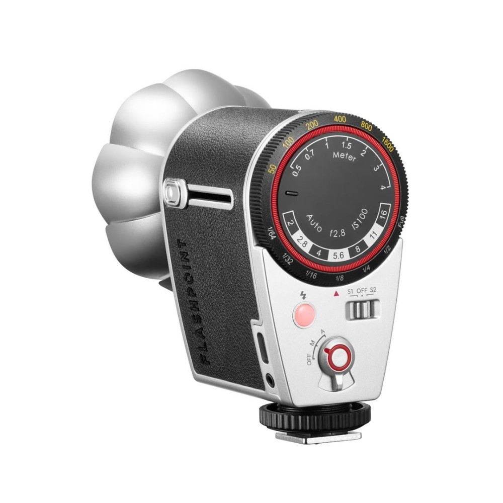 Flashpoint FlashBack Lux Cadet Retro Camera Flash (Black), Godox Lux Cadet