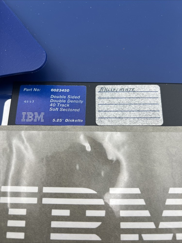 1982 MultiMate Pro Word Processor for IBM PC Manual +5 floppy disks, Good Cond!