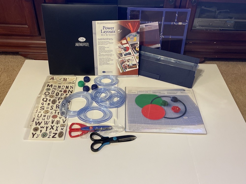 Creative Memories Custom Cutting System Power Layout Box Templates & Much More