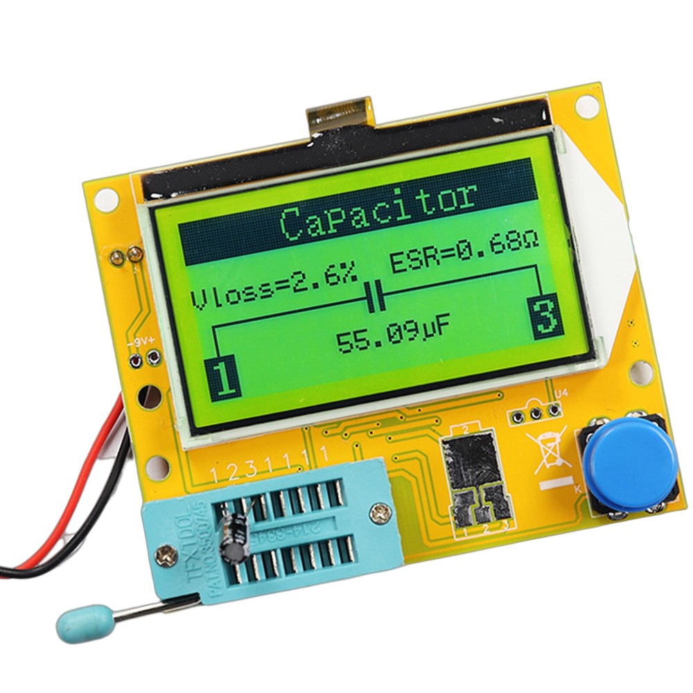 NEW All-in-1 LCD Component Tester Transistor Diode Capacitance ESR Meter Testing