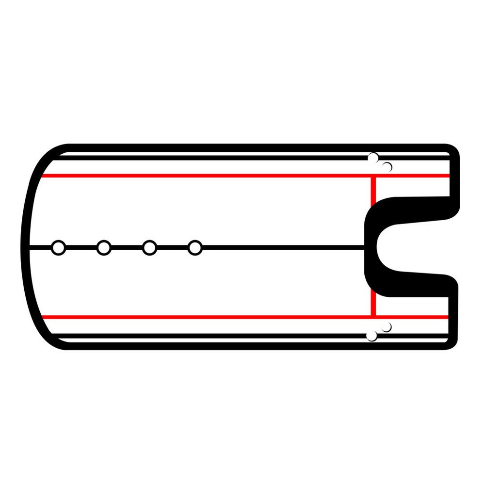 Golf Putting Mirror Training Alignment Aid Swing Trainer Eye Line Practice Tool