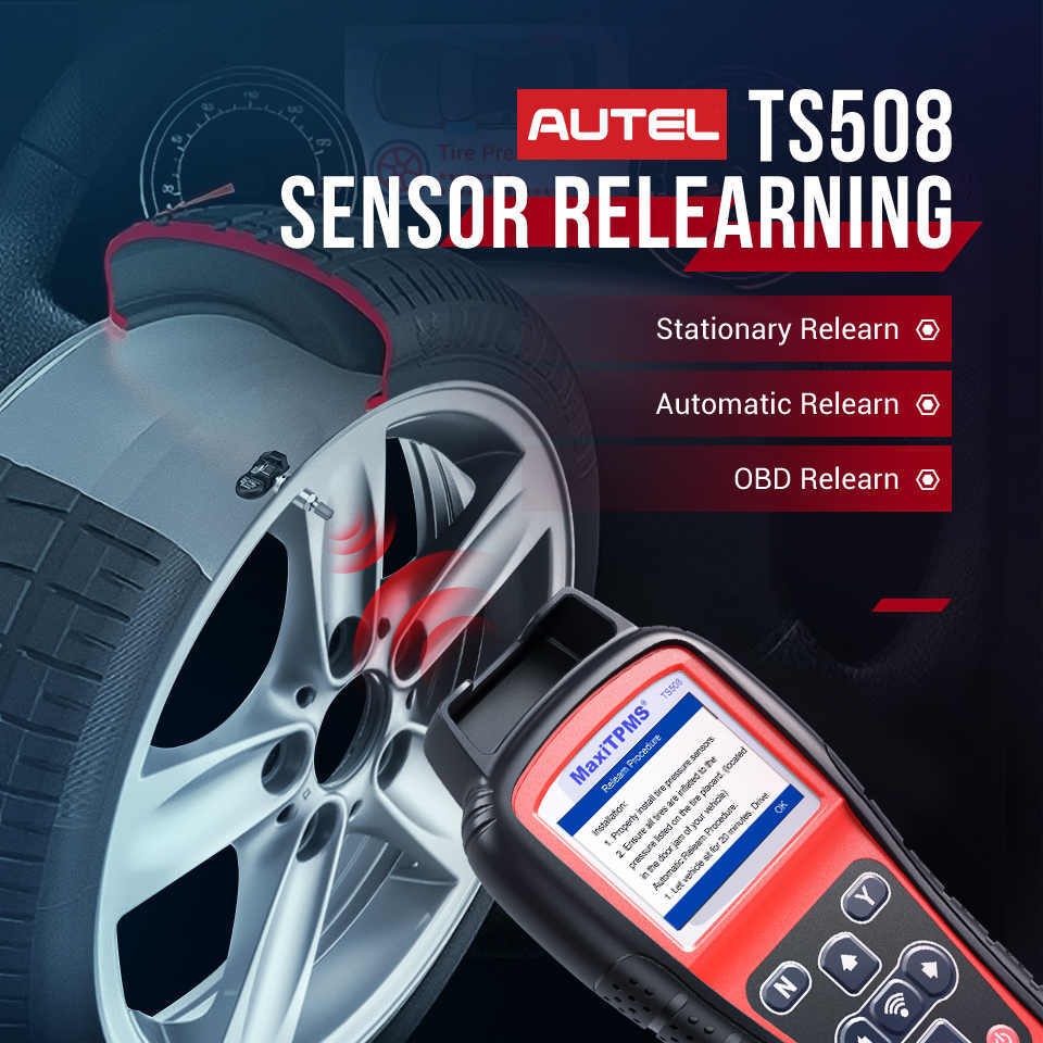 Autel MaxiTPMS TS508WF TPMS Relearn Tool TPMS Sensors Activate/Reset/Programming