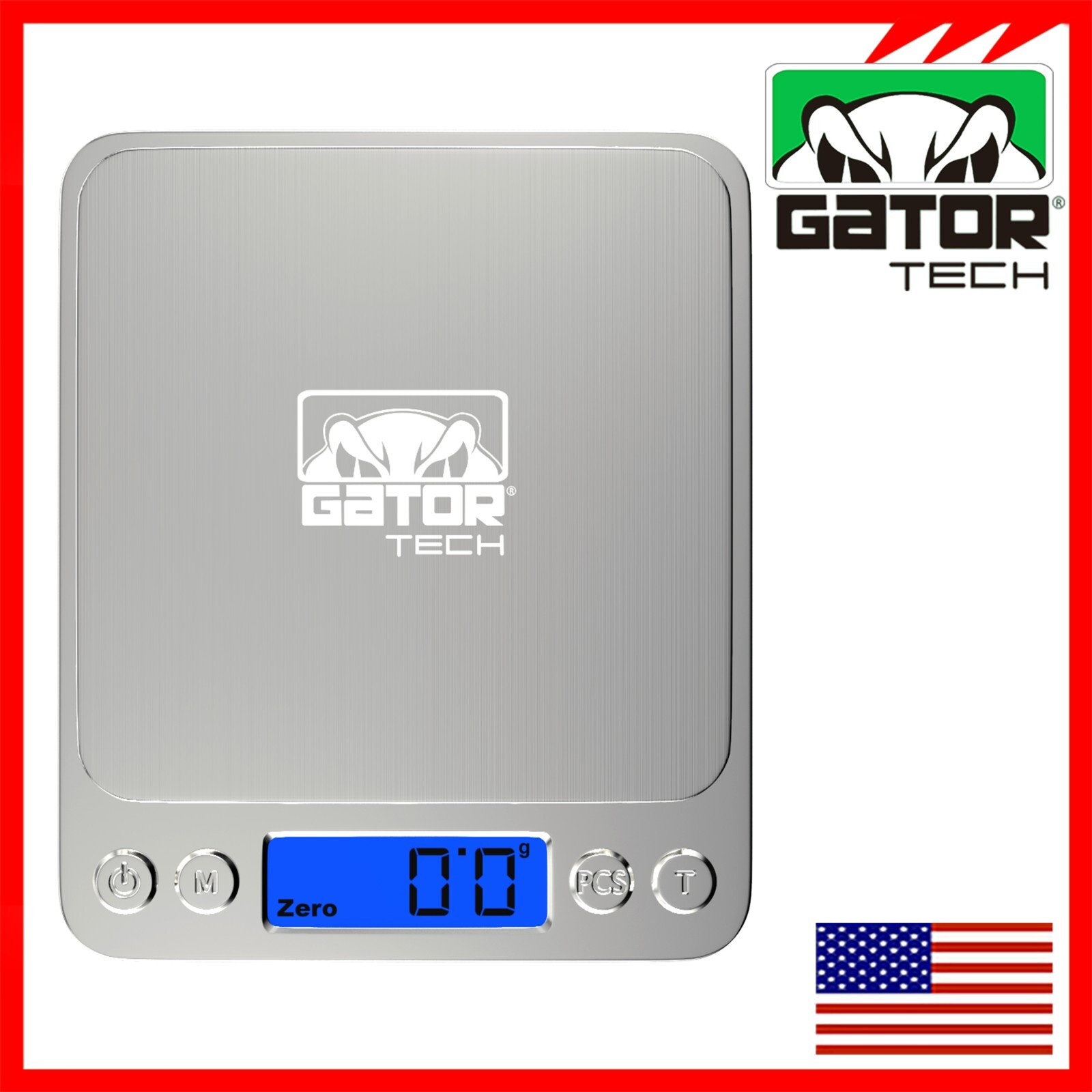 Digital Weight Scale Kitchen Jewelry Gold Grain Food MiniSize Gram 2000g x 0.1g