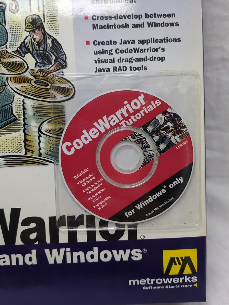 Code Warrior 7.0 For Mac OS And Windows Metroworks Software