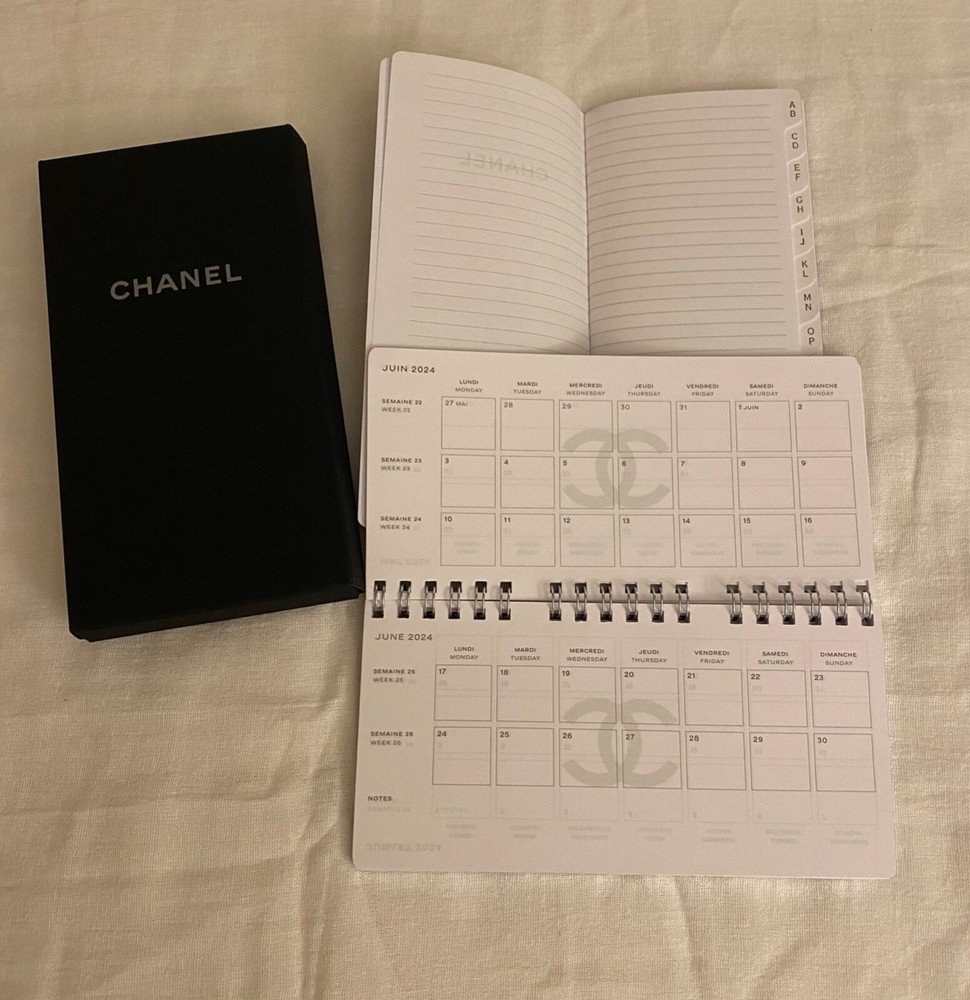 Chanel Notebook Agenda Inserts Refill Small Address Book 2024