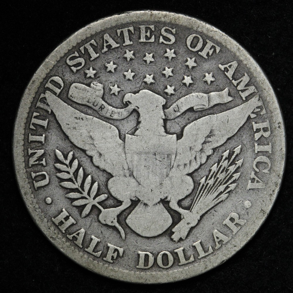 1895 Barber Silver Half Dollar CHOICE VG E268 KCL