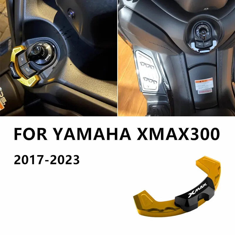 Motor Modification Electric Door Lock Switch Start Button Cover For XMAX300