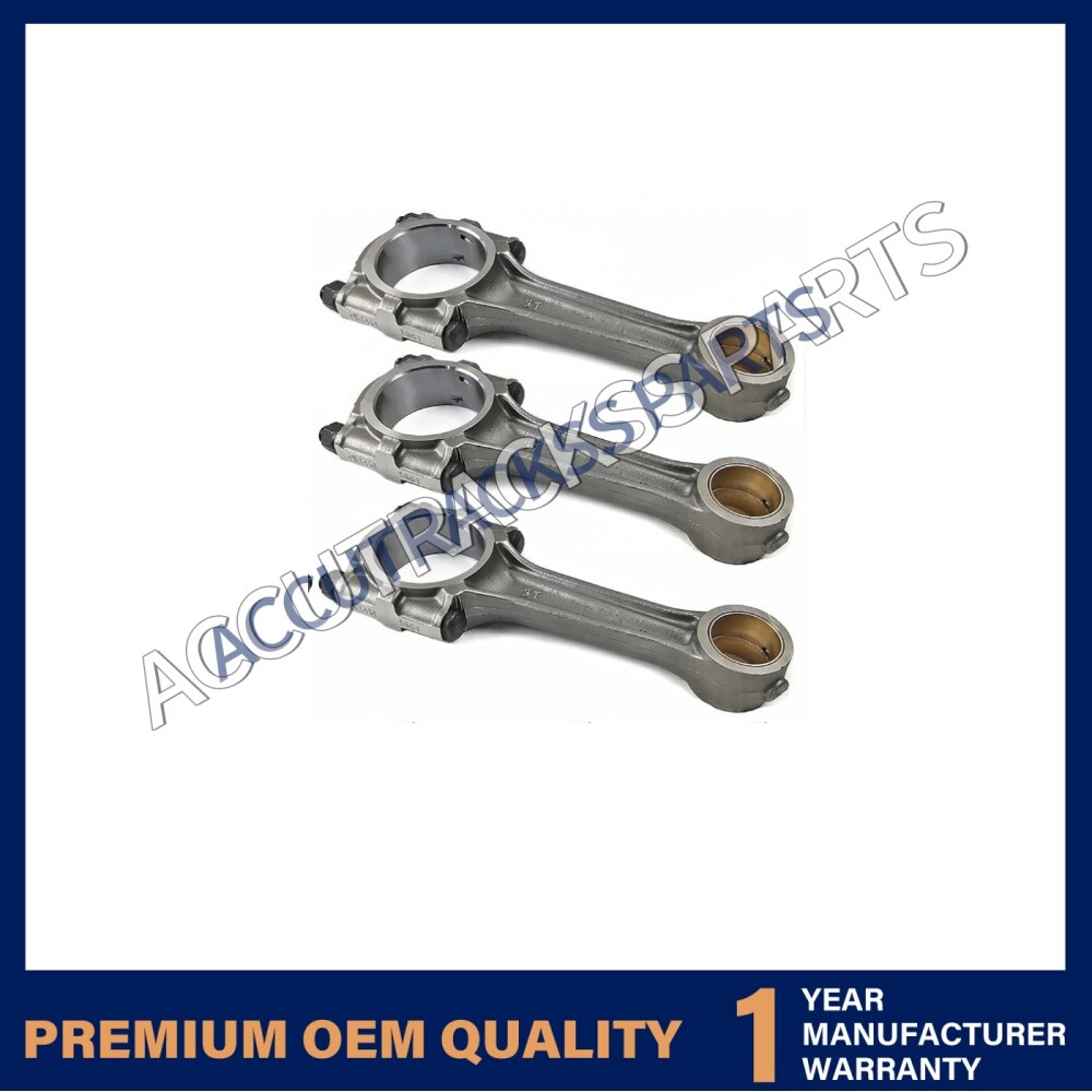 3PCS Connecting Rod for Kubota D951 Engine