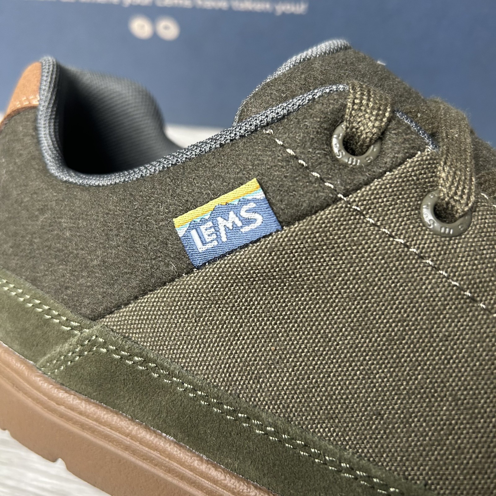 Lems Barefoot Shoes Mens Chillum Spruce Green Zero Drop Minimalist Sizes 6.5-13