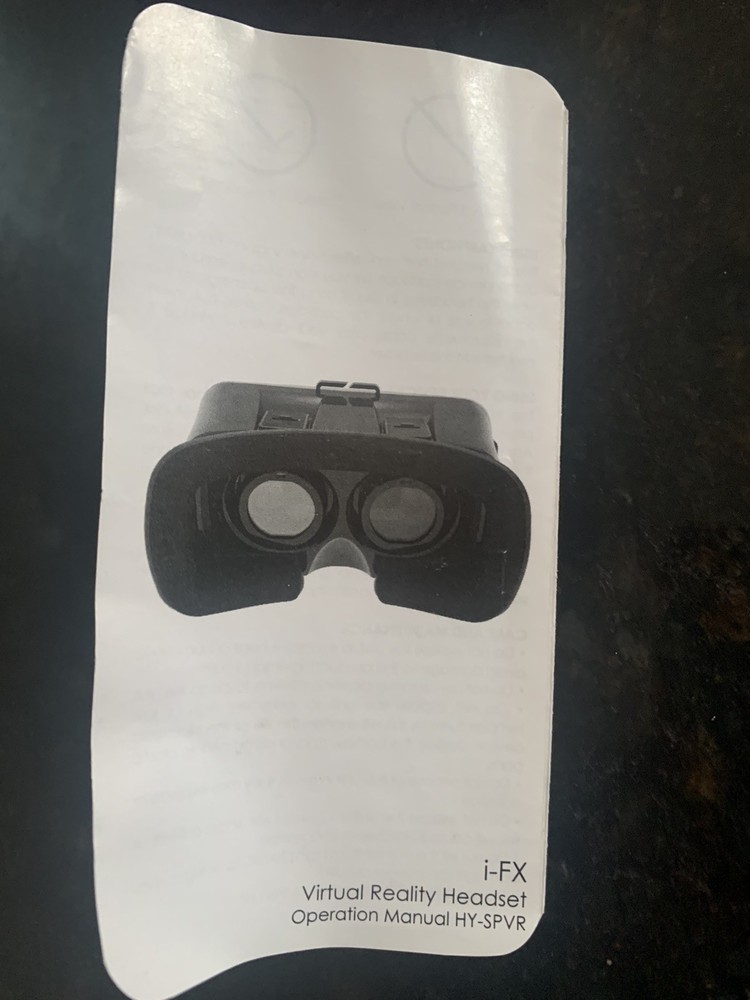 Hype I-FX virtual reality headset (HY-SPVR)
