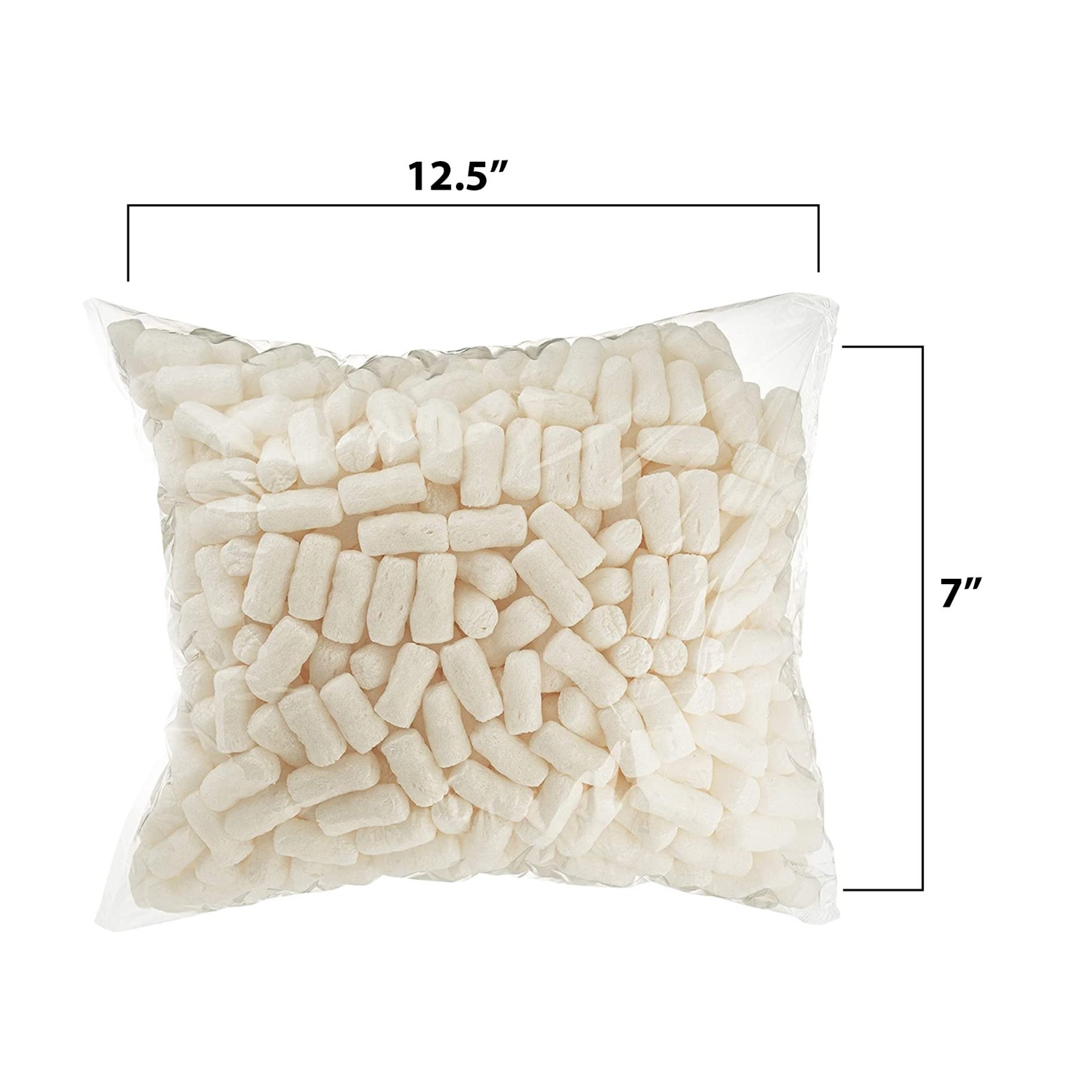 MT Products Off-White Packing Peanuts - Bulk Shipping Peanuts for Fragile Times