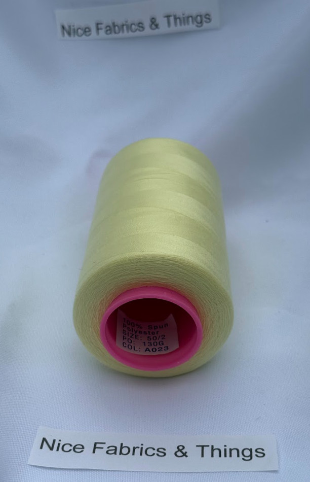 50 Spools - Yellow A23 Multi Purpose Sewing Thread